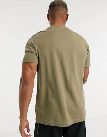 ADIDAS Men`s Universal Emblem Graphic Tee Cargo EW2871 - Size Large