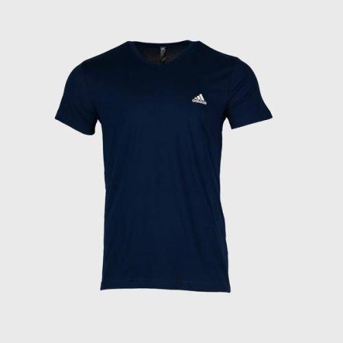 ADIDAS Men`s V-Neck Tee Collegiate Navy CL2120 - Size XXL (Double Extra Large)