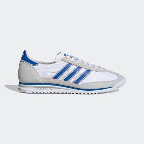 ADIDAS Unisex SL 72 Shoes Cloud White/Blue/Grey One FV9782 - Size 6