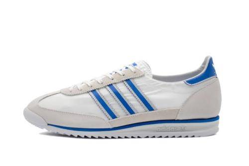 ADIDAS Unisex SL 72 Shoes Cloud White/Blue/Grey One FV9782 - Size 6