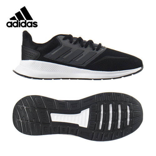 ADIDAS Men`s Runfalcon Shoes Core Black/Grey Six/Cloud White EG8608 - Size 11.5