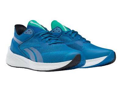 REEBOK Men`s Floatride Energy Symmetros Shoes Dynamic Blue/Horizon Blue/Court Green FU8045 - Size 10