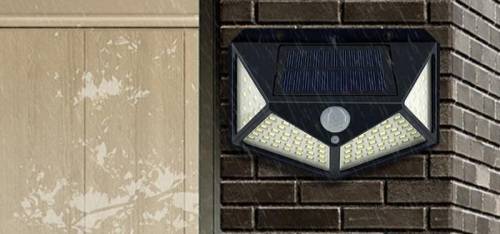 GDSUPER Solar Motion Sensor Wall Lamp - GD-177