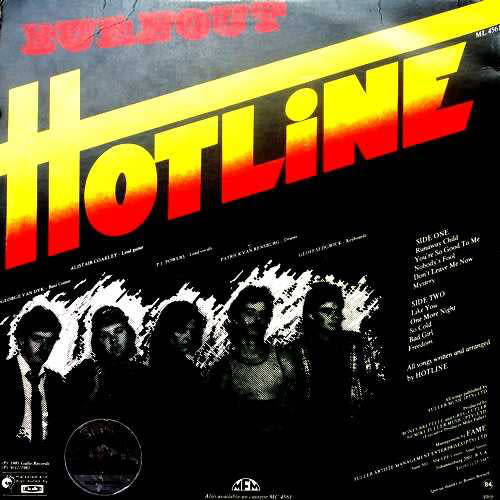 Hotline  Burnout -  MFM - ML 4561 (VG)(VG)
