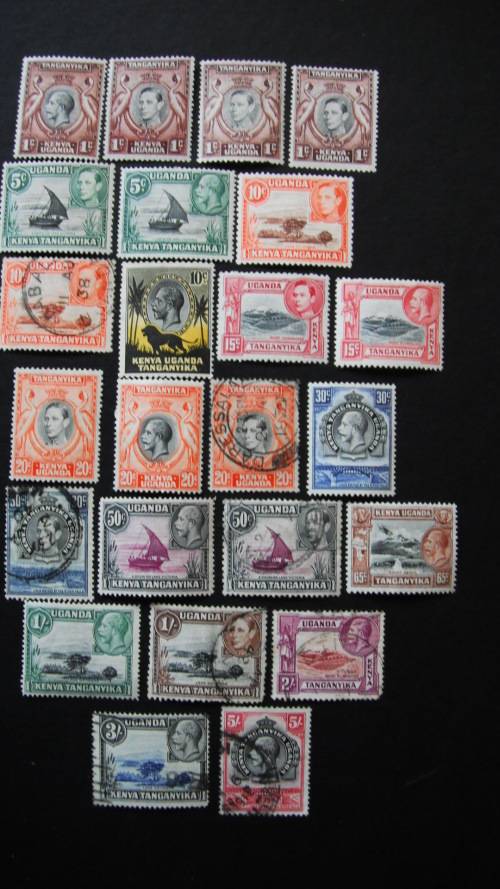 Kenya, Uganda and Tanganyika 1935 mix