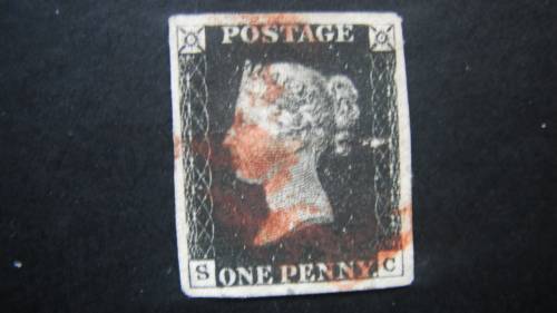 Great Britain1840 (Genuine Penny Black)