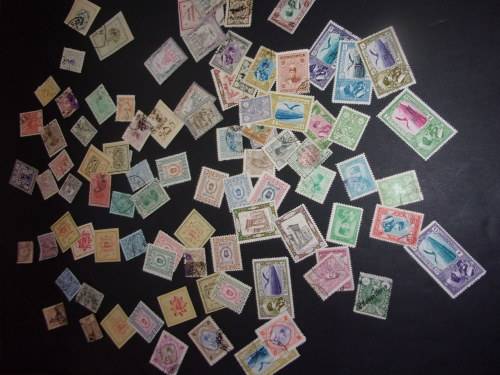 IRAN  BULK  100 stamps 1876-1935