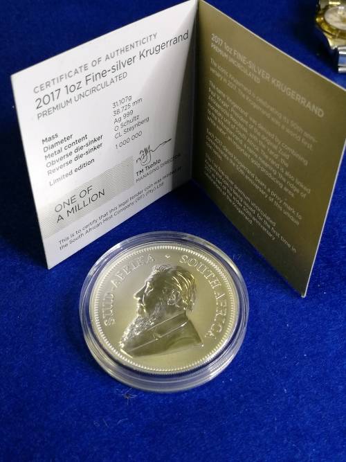 KRUGER RAND FINE 1 OZ SILVER