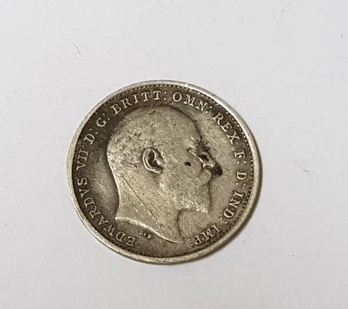 BRITISH 1902 THREEPENCE COIN