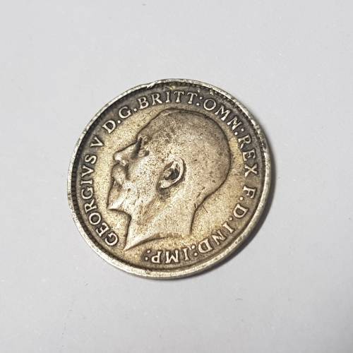 BRITISH 1912 THREEPENCE COIN