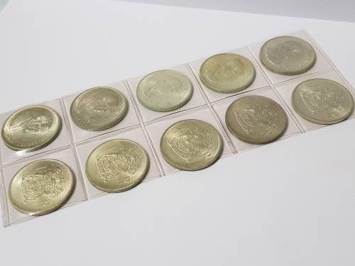 10 IN PERFECT CONDITION ONE RANDS,1969 UNCIRCULATED