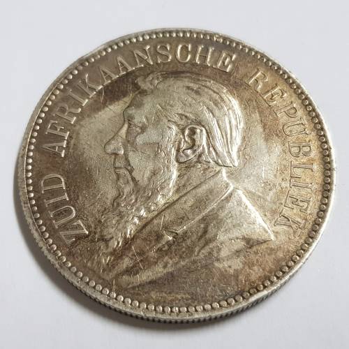 SOUTH AFRICAN 5 SHILLINGS,1892