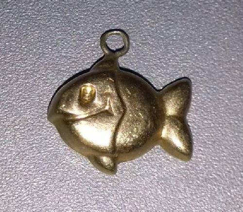 9CT GOLD LADIES CHARM FOR BRACELET " FISH"