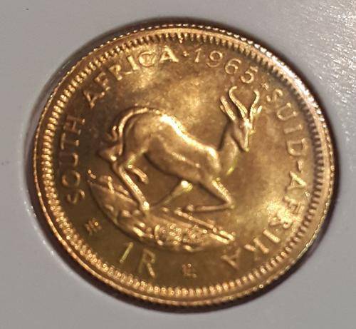 1965 1RAND GOLD 22CT PROOF COIN