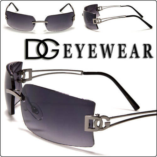 Rimless DG Womens Sunglasses Lightweight Shades New