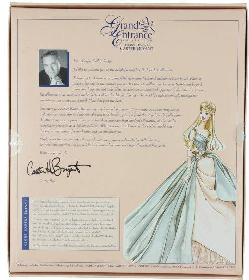 Barbie Collector Edition Grand Entrance Barbie Doll FIRST in the CARTER BRYANT Series 2000