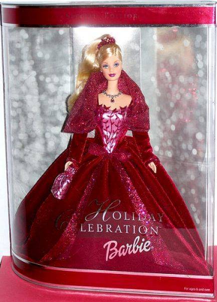 Barbie Collector Holiday Celebration Barbie 2002