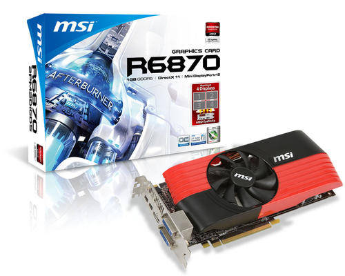 MSI Radeon HD R6870 Graphics Card