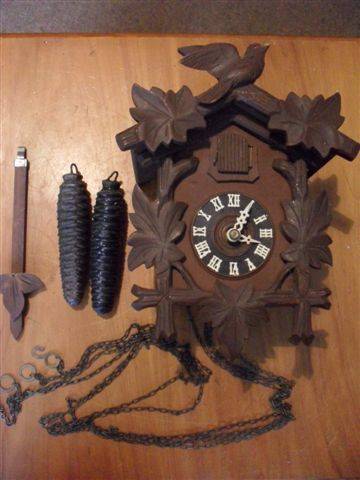 VINTAGE GERMAN G.M. ANGEM CUCKOO CLOCK