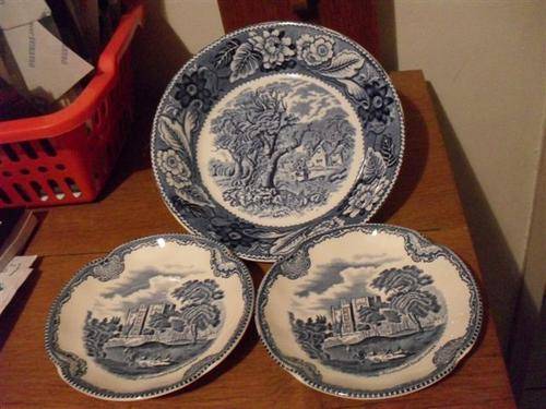 JOHNSON BROS & WOOD & SONS BLUE AND WHITE PIECES