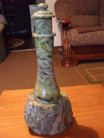 A BEAUTIFUL MARBLE LIGHTHOUSE......