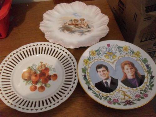 3 X LOVELY  RACK/WALL/DISPLAY PLATES....COALPORT ETC.