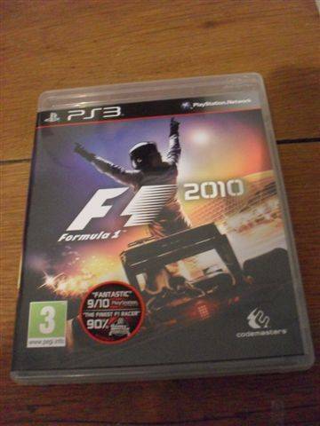 PS3 GAME...F1 2010...WITH BOOKLET