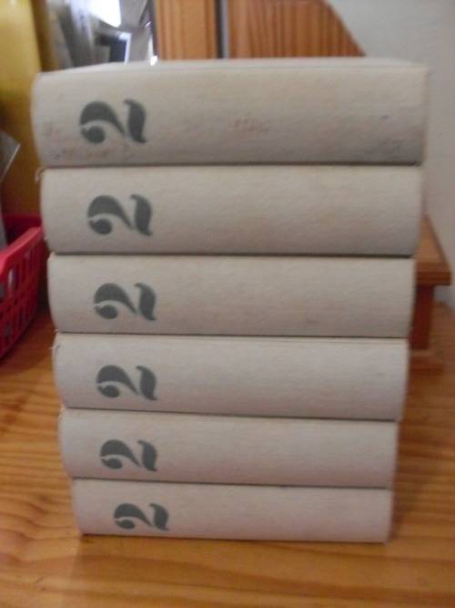 6 X WOODEN (FAKE)  BOOKS....(WITH SPACE TO HIDE  VALUABLES ) LOT 2