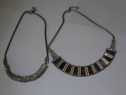 2 VERY VERY RARE ESHER RANDEL (GERMANY)  NECKLACES.....CIRCA 1940'S