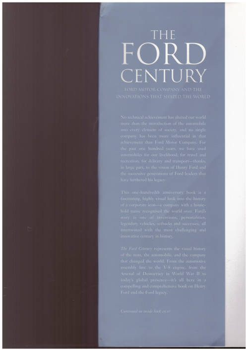 The Ford Century 100 Years - Centennial Edition
