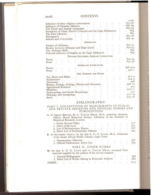 The Cambridge History of the British Empire, South Africa, Rhodesia and the high commission ter...