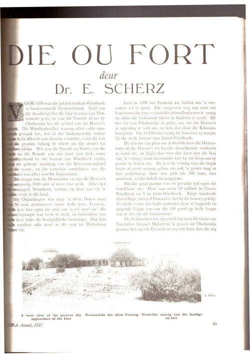SuidwesAfrika Jaarboek / South West Africa Annual 1957
