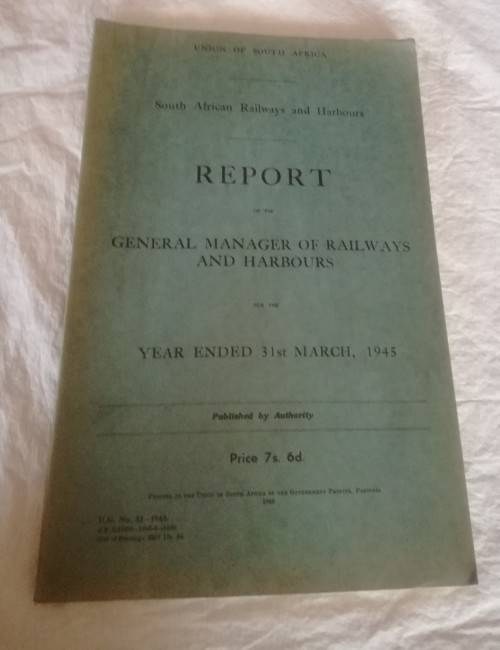 South African Railways and Harbours - 1945