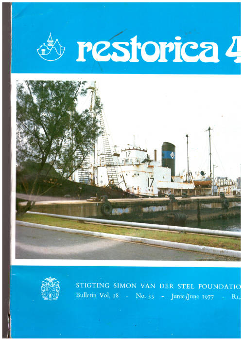 3 x Restorica Magazine  - Simon van der Stel Fondation / Stigting