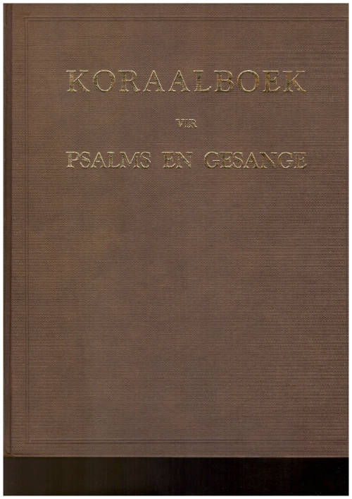 Koraalboek vir Psalms en Gesange