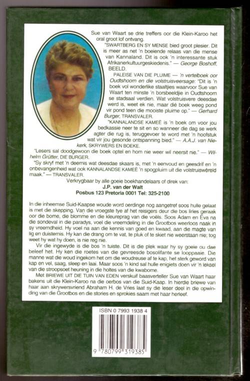 Briewe uit die tuin van Eden - Sue van Waart