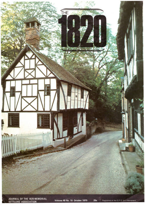 The 1820 (Settlers Association of South Africa) October 1975