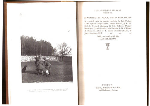 Shooting By Moor, Field and Shore (hunting)