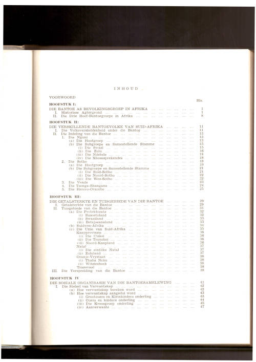 Die Bantoe van Suid-Afrika