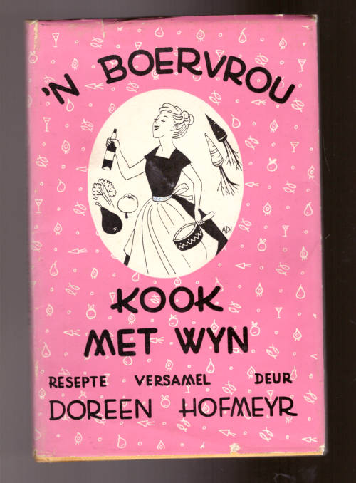 `n Boervrou kook met wyn