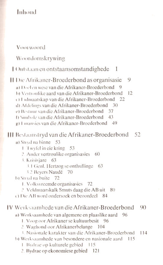 Die Afrikaner-Broederbond: Eerste 50 Jaar