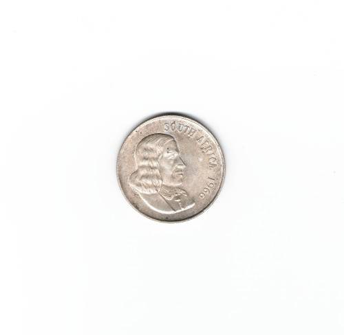 5 x 1966 SOUTH AFRICAN R1.00 COINS