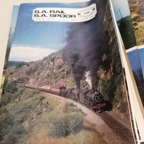 SA Rail Official magazine of the Railway Society Of South Africa. Twelve volumes