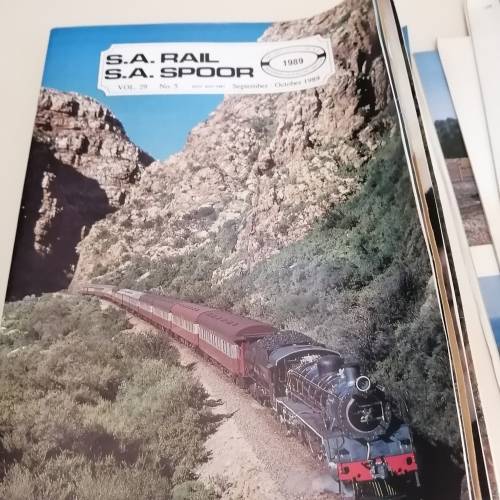 SA Rail Official magazine of the Railway Society Of South Africa. Twelve volumes