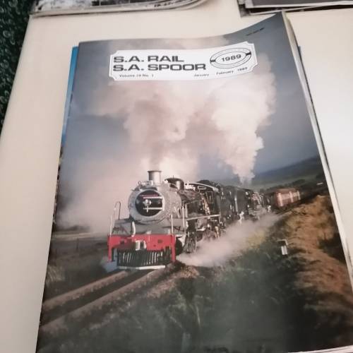 SA Rail Official magazine of the Railway Society Of South Africa. Twelve volumes