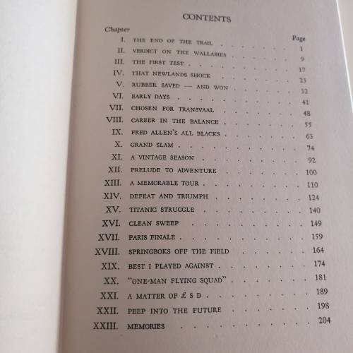 Tot Siens to Test Rugby : Hennie Muller