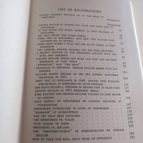 Tot Siens to Test Rugby : Hennie Muller