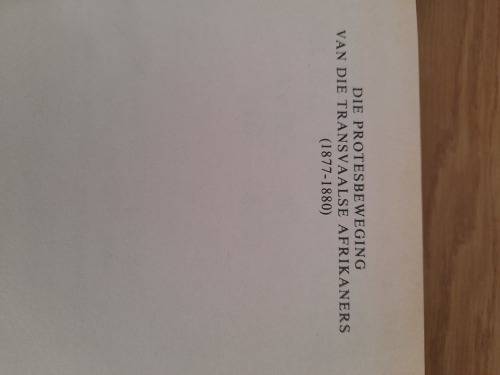 Die Protesbeweging van die Transvaalse Afrikaners 1877-1880 : M.C. van Zyl