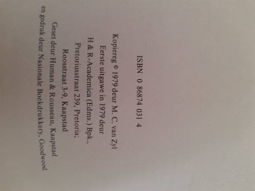 Die Protesbeweging van die Transvaalse Afrikaners 1877-1880 : M.C. van Zyl