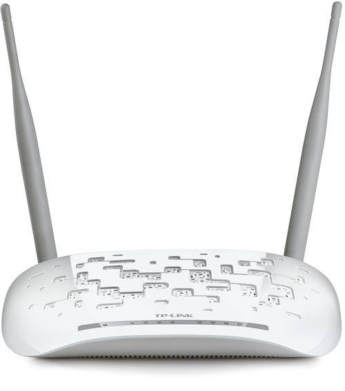 TP-Link - 4 port 300 Mpbs Wireless end ADSL Modem router - (TD-W8961ND) - Refurbished
